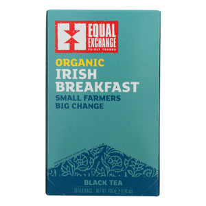 Equal Exchange Organic Irish Breakfast Tea - Irish Breakfast - Case Of 6 - 20 Bags Equal Exchange Organic Irish Breakfast Tea - Irish Breakfast - Case Of 6 - 20 Bags