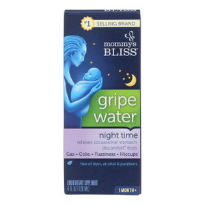 Mommys Bliss Gripe Water - Night Time - 4 Oz Mommys Bliss Gripe Water - Night Time - 4 Oz