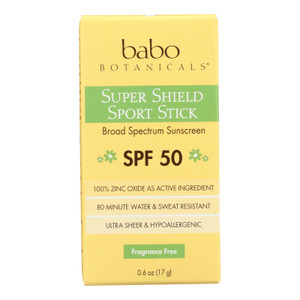 Babo Botanicals - Sunscreen - Fragrance Free - 1 Each - .6 Fl Oz. Babo Botanicals - Sunscreen - Fragrance Free - 1 Each - .6 Fl Oz.