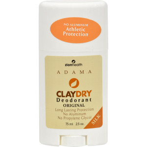 Zion Health Claydry Silk Deodorant - Original - 2.5 Oz Zion Health Claydry Silk Deodorant - Original - 2.5 Oz
