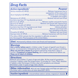 Boiron - Throatcalm - 60 Tab Boiron - Throatcalm - 60 Tab