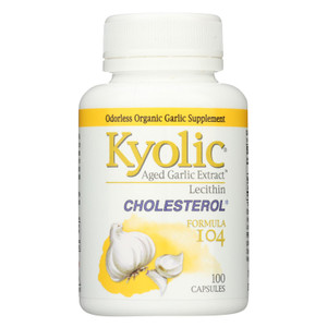 Kyolic - Aged Garlic Extract Cholesterol Formula 104 - 100 Capsules Kyolic - Aged Garlic Extract Cholesterol Formula 104 - 100 Capsules