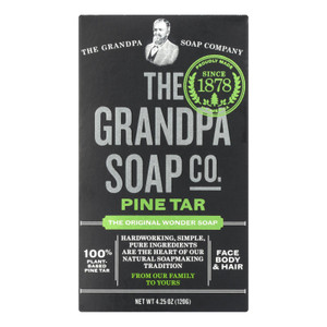 Grandpa's Pine Tar Bar Soap - 4.25 Oz Grandpa's Pine Tar Bar Soap - 4.25 Oz