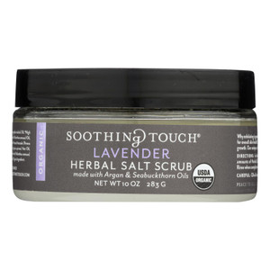 Soothing Touch Scrub - Organic - Salt - Herbal - Lavender - 10 Oz Soothing Touch Scrub - Organic - Salt - Herbal - Lavender - 10 Oz
