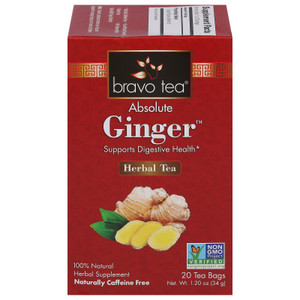 Bravo Teas And Herbs - Tea - Absolute Ginger - 20 Bag Bravo Teas And Herbs - Tea - Absolute Ginger - 20 Bag