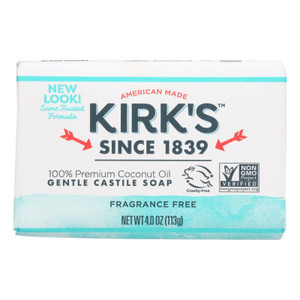 Kirk's Natural Original Coco Castile Soap Fragrance Free - 4 Oz Kirk's Natural Original Coco Castile Soap Fragrance Free - 4 Oz