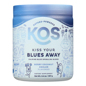 Kos - Blue Spiru Blend Calm - 1 Each -8.78 Oz Kos - Blue Spiru Blend Calm - 1 Each -8.78 Oz