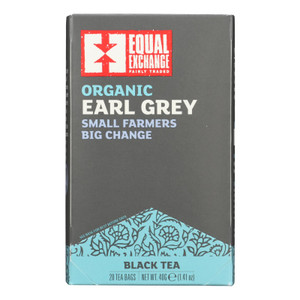 Equal Exchange Organic Earl Grey Tea - Grey Tea - Case Of 6 - 20 Bags Equal Exchange Organic Earl Grey Tea - Grey Tea - Case Of 6 - 20 Bags