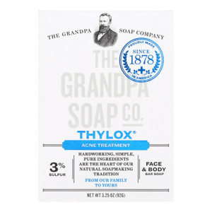Grandpa's Thylox Acne Treatment Bar Soap With Sulfur - 3.25 Oz Grandpa's Thylox Acne Treatment Bar Soap With Sulfur - 3.25 Oz