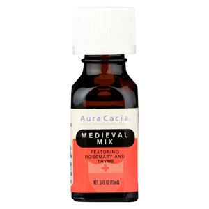 Aura Cacia - Essential Solutions - Medieval Mix - .5 Oz Aura Cacia - Essential Solutions - Medieval Mix - .5 Oz