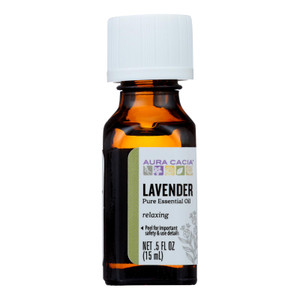 Aura Cacia - Pure Essential Oil Lavender - 0.5 Fl Oz Aura Cacia - Pure Essential Oil Lavender - 0.5 Fl Oz