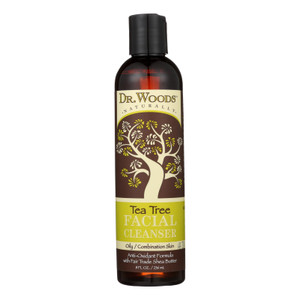 Dr. Woods Facial Cleanser - Tea Tree - 8 Oz Dr. Woods Facial Cleanser - Tea Tree - 8 Oz
