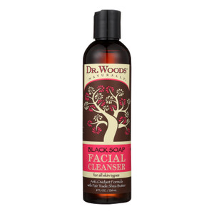 Dr. Woods Facial Cleanser Black Soap And Shea Butter - 8 Fl Oz Dr. Woods Facial Cleanser Black Soap And Shea Butter - 8 Fl Oz