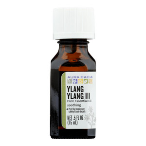 Aura Cacia - Pure Essential Oil Ylang Ylang - 0.5 Fl Oz Aura Cacia - Pure Essential Oil Ylang Ylang - 0.5 Fl Oz
