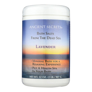 Ancient Secrets Aromatherapy Dead Sea Mineral Baths Lavender - 2 Lbs Ancient Secrets Aromatherapy Dead Sea Mineral Baths Lavender - 2 Lbs