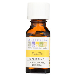 Aura Cacia - Vanilla In Jojoba Oil - 0.5 Fl Oz Aura Cacia - Vanilla In Jojoba Oil - 0.5 Fl Oz