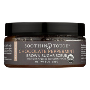 Soothing Touch Scrub - Organic - Sugar - Chocolate Peppermint Brown Sugar - 8 Oz Soothing Touch Scrub - Organic - Sugar - Chocolate Peppermint Brown Sugar - 8 Oz