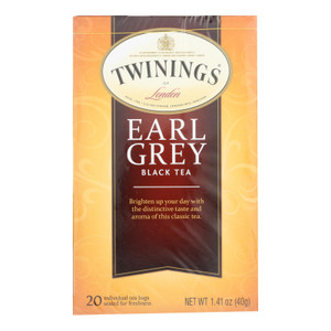 Twinings Tea Earl Grey Tea - Black Tea - Case Of 6 - 20 Bags Twinings Tea Earl Grey Tea - Black Tea - Case Of 6 - 20 Bags