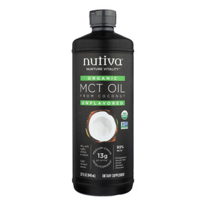 Nutiva 100% Organic Mct Oil - 32 Fl Oz Nutiva 100% Organic Mct Oil - 32 Fl Oz