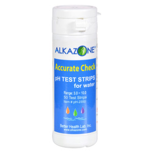 Alkazone Accurate Check Ph Test Strips For Water - 50 Strips Alkazone Accurate Check Ph Test Strips For Water - 50 Strips