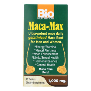 Bio Nutrition - Maca-max - 1000 Mg - 30 Tablets Bio Nutrition - Maca-max - 1000 Mg - 30 Tablets