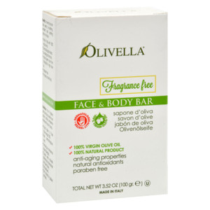 Olivella Fragrance Free Face And Body Bar - 3.52 Oz Olivella Fragrance Free Face And Body Bar - 3.52 Oz