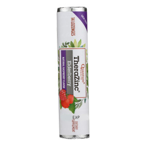 Quantum Zinc Lozenges Elderberry Raspberry - 1.2 Oz - Case Of 12 Quantum Zinc Lozenges Elderberry Raspberry - 1.2 Oz - Case Of 12
