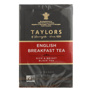 Taylors Of Harrogate English Breakfast Tea Bags - Case Of 6 - 50 Bag Taylors Of Harrogate English Breakfast Tea Bags - Case Of 6 - 50 Bag