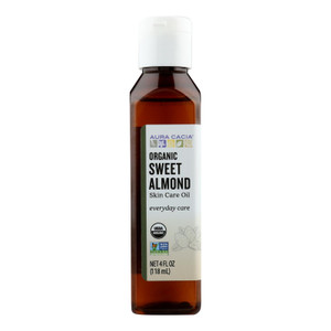 Aura Cacia - Organic Aromatherapy Sweet Almond Oil - 4 Fl Oz Aura Cacia - Organic Aromatherapy Sweet Almond Oil - 4 Fl Oz
