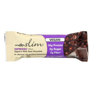 Nugo Nutrition Bar - Slim - Espresso - 1.59 Oz Bars - Case Of 12 Nugo Nutrition Bar - Slim - Espresso - 1.59 Oz Bars - Case Of 12
