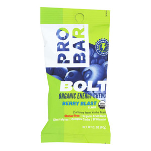 Probar Bolt Energy Chews - Organic Berry Blast - 2.1 Oz - Case Of 12 Probar Bolt Energy Chews - Organic Berry Blast - 2.1 Oz - Case Of 12
