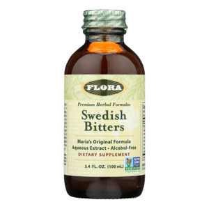 Flora - Swedish Bitters Alcohol Fr - 1 Each-3.4 Fz - J C Herbal Products