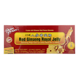 Prince Of Peace Red Ginseng - Royal Jelly - 10 Cc - 30 Count Prince Of Peace Red Ginseng - Royal Jelly - 10 Cc - 30 Count