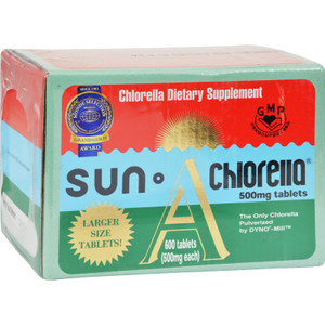 Sun Chlorella A Tablets - 500 Mg - 600 Tablets - J C Herbal Products