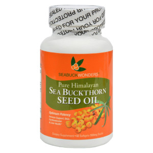 Seabuck Wonders Sea Buckthorn Seed Oil - 500 Mg - 60 Softgels Seabuck Wonders Sea Buckthorn Seed Oil - 500 Mg - 60 Softgels