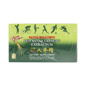 Prince Of Peace Red Panax Ginseng Extractum Ultra Strength - 30 Bottles - J C Herbal Products