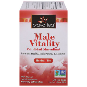 Bravo Teas And Herbs - Tea - Male Vitality - 20 Bag - J C Herbal Products