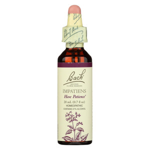 Bach Flower Remedies Essence Impatiens - 0.7 Fl Oz - J C Herbal Products