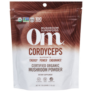 Om - Cordyceps Organic Powder 200grm - 1 Each -7.05 Oz - J C Herbal Products