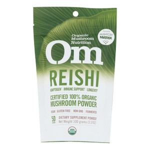 Om - Reishi Organic Powder 100grm - 1 Each - 3.5 Oz - J C Herbal Products