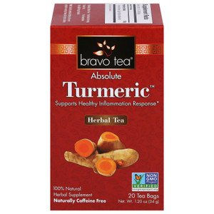 Bravo Teas And Herbs - Tea - Absolute Tumeric - 20 Bag - J C Herbal Products