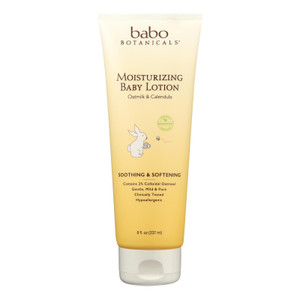 Babo Botanicals - Oatmilk Calendula Moisturizing Baby Lotion - 8 Fl Oz Babo Botanicals - Oatmilk Calendula Moisturizing Baby Lotion - 8 Fl Oz