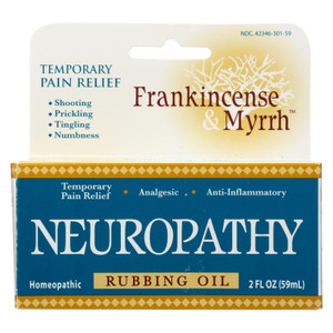 Frankincense And Myrrh Neuropathy Rubbing Oil - 2 Fl Oz - J C Herbal Products