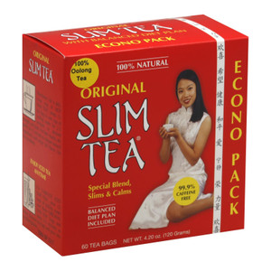 Hobe Labs Slim Tea Original - 60 Bags - J C Herbal Products