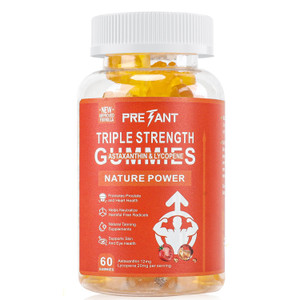 Prostate Health Supplements for Men, Lycopene + Astaxanthin Gummies – Antioxidant Supplement for Prostate & Heart Health, Skin & Eye Support, Natural Tanning Supplement – 30 Servings, Sweet - 20 - J C Herbal Products