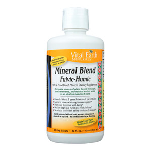 Vital Earth Minerals Fulvic-humic Mineral Blend - 32 Fl Oz Vital Earth Minerals Fulvic-humic Mineral Blend - 32 Fl Oz