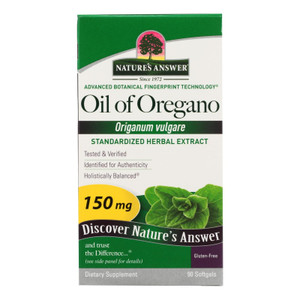 Nature's Answer - Oil Of Oregano - 90 Softgels - J C Herbal Products