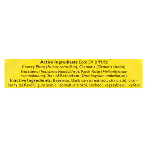 Bach Rescue Remedy Pastilles - Cranberry - 50 Grm - Case Of 12 Bach Rescue Remedy Pastilles - Cranberry - 50 Grm - Case Of 12