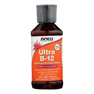 Now Foods - Ultra B12 Liquid Complex - 1 Each-4 Oz - J C Herbal Products