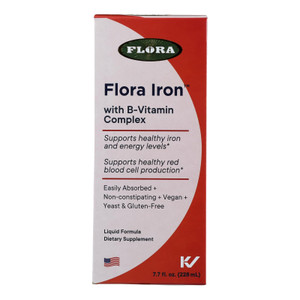 Flora - Iron Herb Liquid - 1 Each-7.7 Oz - J C Herbal Products